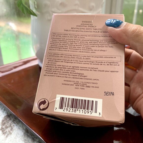 RARE Shiseido Advanced Essential Energy Revitalizing Bath Tablets - Picture 9 of 9